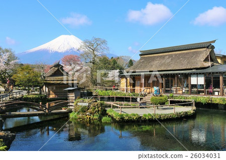 山梨縣忍野八海的春天 山梨縣忍野八海的春天 26034031