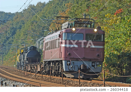 北陸幹線Tsubado - Kuri Rikara JR貨運EF 81-5(富山) 北陸幹線Tsubado - Kuri Rikara JR貨運EF 81-5(富山) 26034418