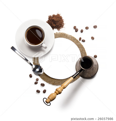 coffee attributes on a white background 26037986