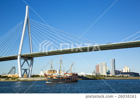 Tempozan Ohashi和城市景觀 26038161