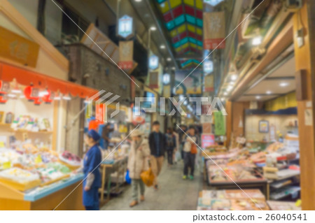 Blurred background. Nishiki ichiba market 26040541