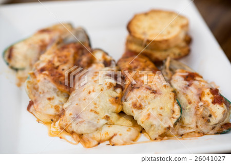 baked mussels with butter baked mussels with butter 26041027