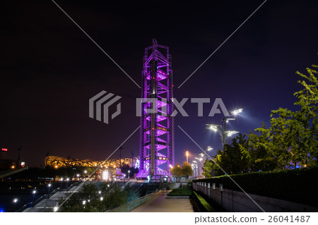 Broadcasting Tower in Beijing Olympic Village 26041487