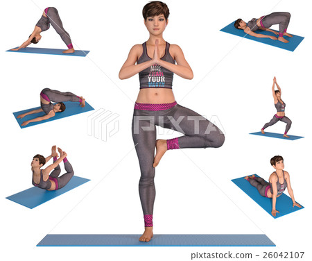 瑜伽姿勢系列01 瑜伽姿勢系列01 26042107