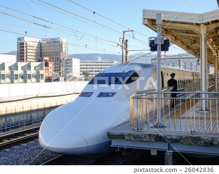 Train at the JR station in Tokyo, Japan Train at the JR station in Tokyo, Japan 26042836