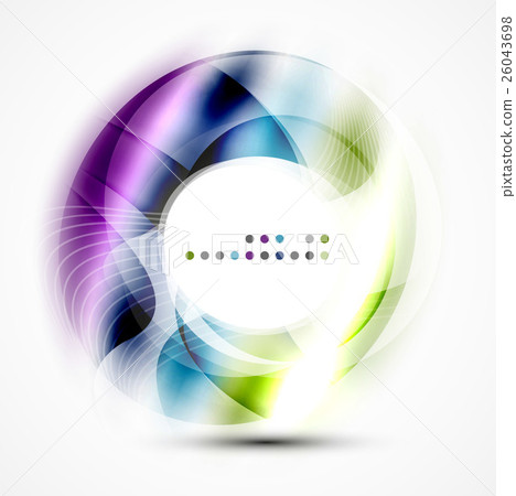 Colorful abstract circle banner Colorful abstract circle banner 26043698