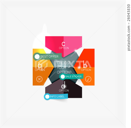 Infographic banners modern paper templates Infographic banners modern paper templates 26043830