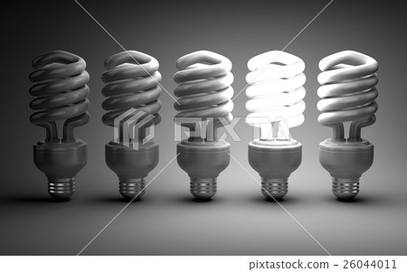 Eco energy saving light bulb concept Eco energy saving light bulb concept 26044011