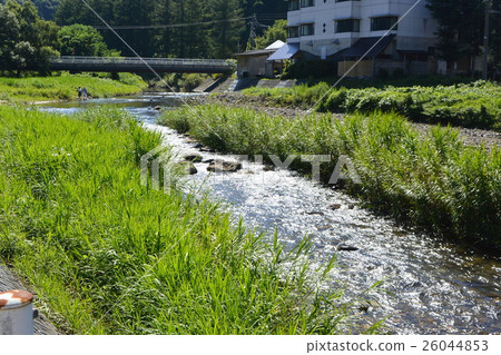 在Akakura溫泉附近流動的Mogami Ogikawa河 26044853
