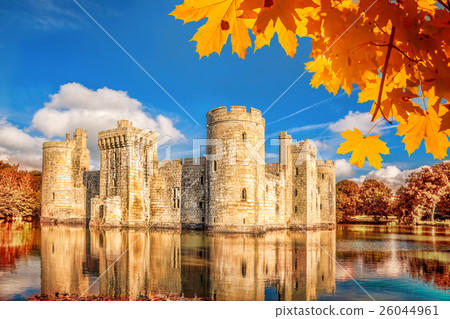 Historic Bodiam Castle in East Sussex, England 26044961