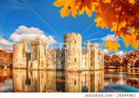Historic Bodiam Castle in East Sussex, England 26044962
