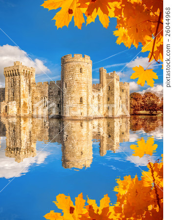 Historic Bodiam Castle in East Sussex, England 26044968