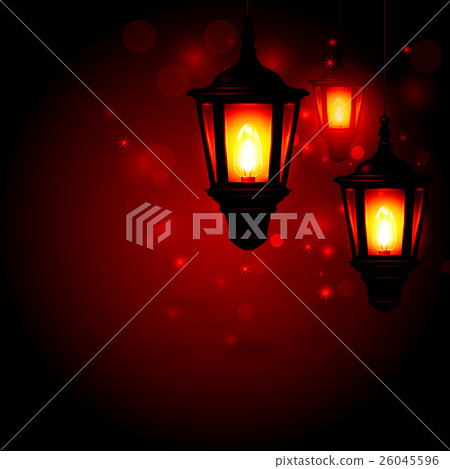 Lantern - Ramadan Kareem greeting background 26045596