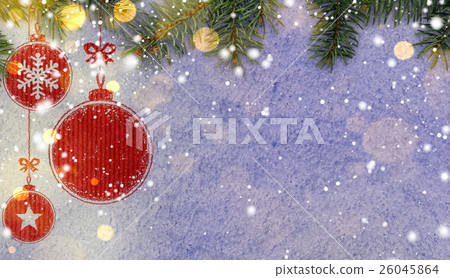 new year background on snow new year background on snow 26045864