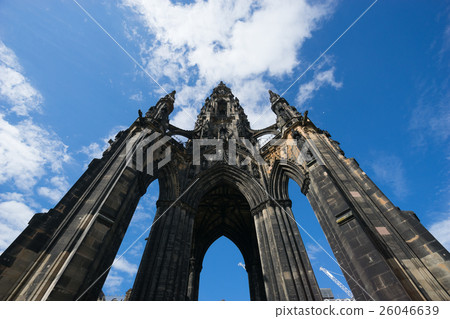 Walter Scott's monument. Edinburgh. Scotland. UK. Walter Scott's monument. Edinburgh. Scotland. UK. 26046639