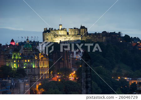 Edinburgh city from Calton Hill, Scotland, uk, Edinburgh city from Calton Hill, Scotland, uk, 26046729