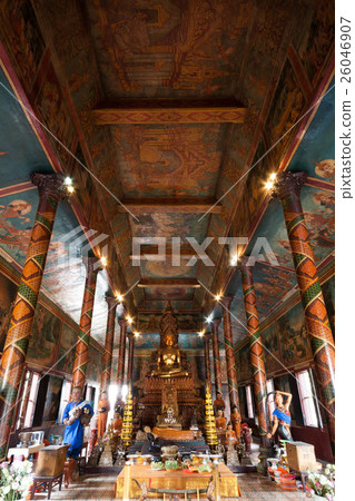 The main temple of Wat Phnom in Phnom Penh, Cambodia 26046907