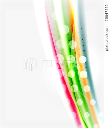 Blurred color waves, lines. Vector abstract Blurred color waves, lines. Vector abstract 26047351