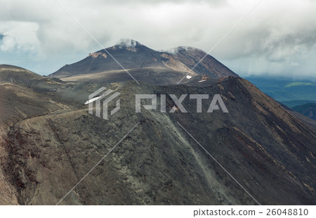 Maly Semyachik is a stratovolcano. Kronotsky 26048810