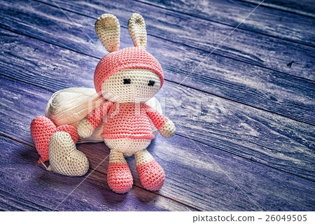 Handmade crochet rabbit toy doll 26049505