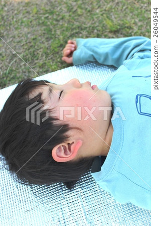 一個小睡的男孩 26049544