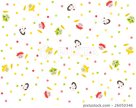 Setsubun pattern Setsubun pattern 26050346