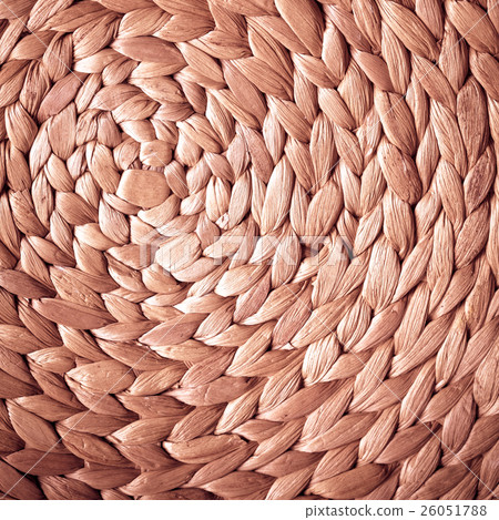 Wicker woven pattern for background or texture 26051788