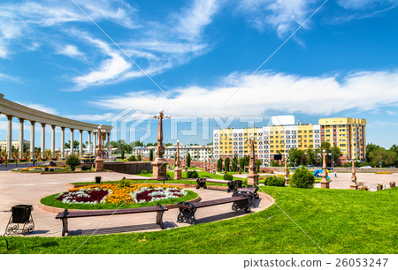 Entrance to the First President Park in Almaty 26053247