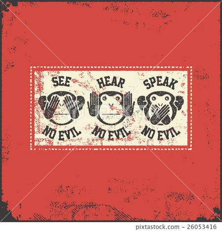 wise monkey poster 26053416