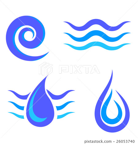 Set of Water Icons Isolated 26053740