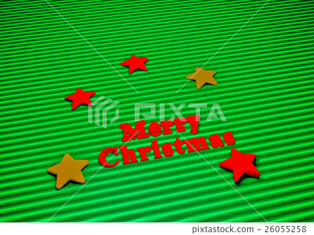Merry Christmas background. 3D render. - Stock Illustration [26055258 ...