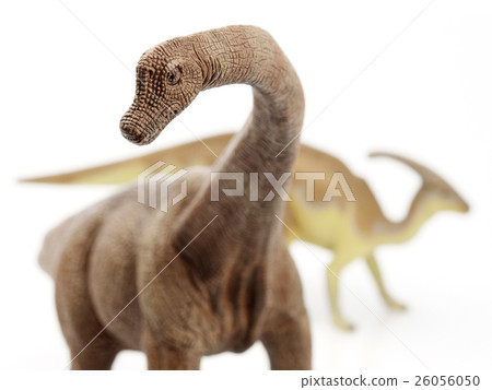 Isolated dinosaur in white background 26056050