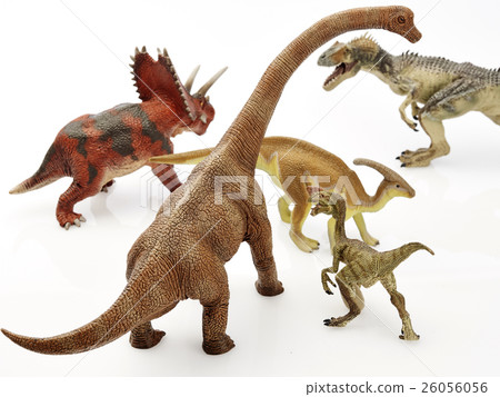 Isolated dinosaur in white background 26056056