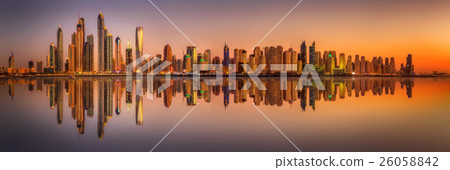 Dubai Marina bay, UAE 26058842