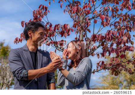 Young couple 2 people Young couple 2 people 26059615