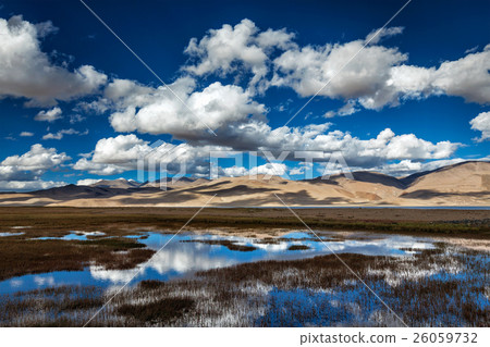 Lake Tso Moriri in Himalayas. Ladakh, India Lake Tso Moriri in Himalayas. Ladakh, India 26059732