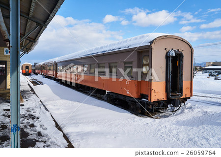 Winter Tsugaru Railway Tsugaru Goshogawara Station 26059764