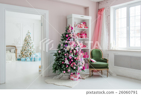 Beautiful holdiay decorated rooms with Christmas Beautiful holdiay decorated rooms with Christmas 26060791