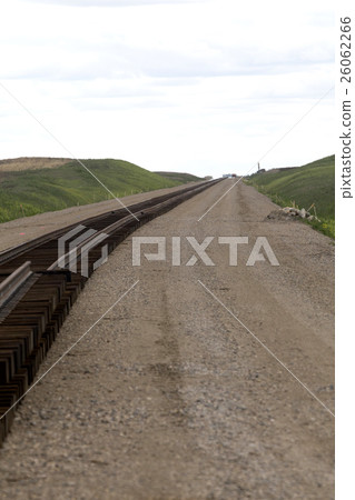 Buildind a railroad Track 26062266