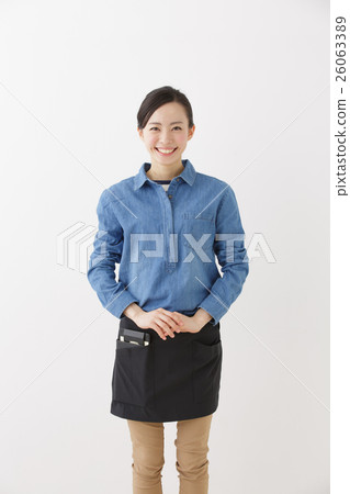 Cafe Staff · Young lady Cafe Staff · Young lady 26063389