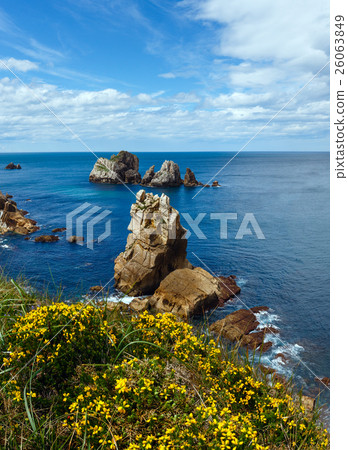 Arnia Beach coastline landscape. 26063849