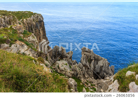 Bay of Biscay rocky coast, Spain. 26063856