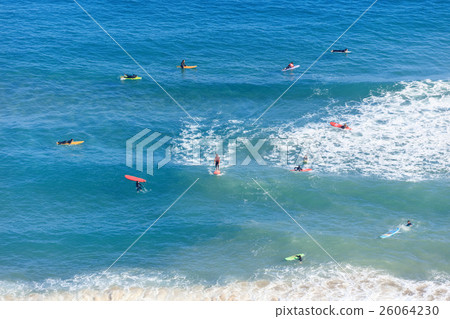surfers from above 26064230