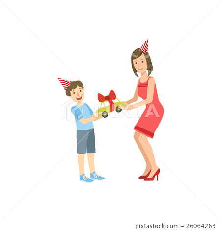 Mother And Child Celebrating Birthday Together Mother And Child Celebrating Birthday Together 26064263