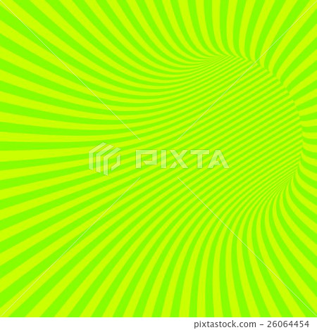 Green Striped Abstract Tunnel 26064454