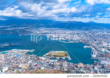 [Hokkaido] Cityscape of Hakodate [From Mount Hakodate] 26064989
