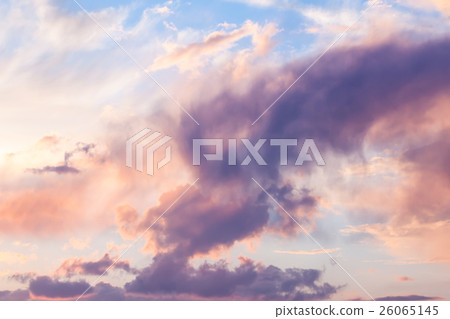 Dramatic sunset over the sea. Sky background Dramatic sunset over the sea. Sky background 26065145