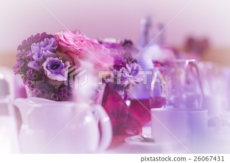 Wonderful table decoration waiting for guests Wonderful table decoration waiting for guests 26067431