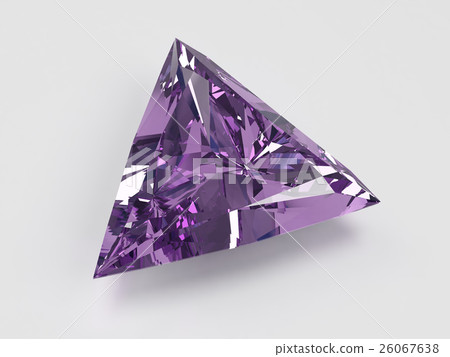 Triliant amethyst stone Triliant amethyst stone 26067638