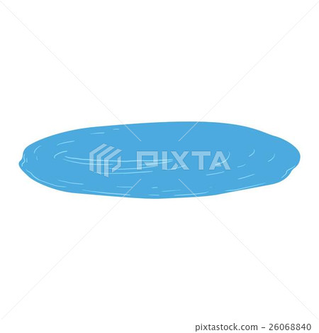 Vector illustration puddle. - Stock Illustration [26068840] - PIXTA